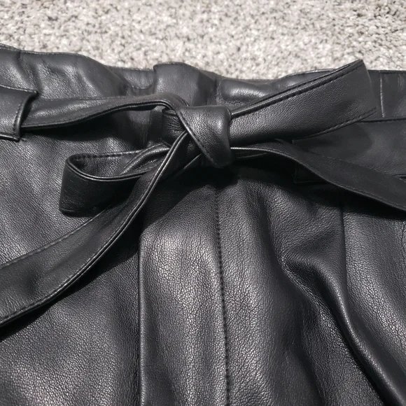 High Waisted Faux Leather Pants - Picture 7 of 10